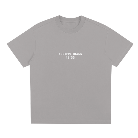 “Where is thy sting?” Tee