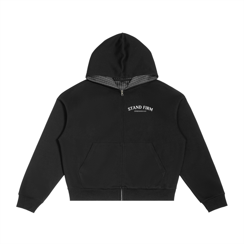 Black Stand Firm Hoodie