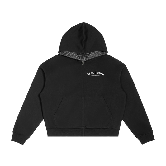 Black Stand Firm Hoodie