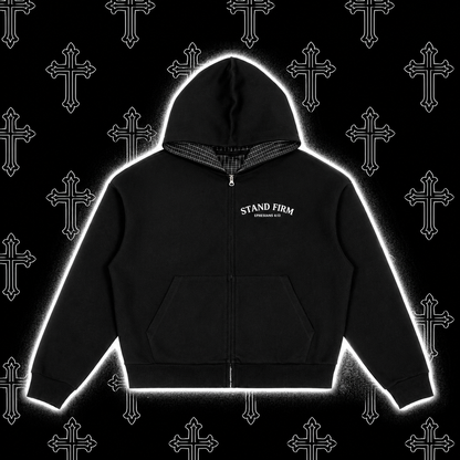 Black Stand Firm Hoodie