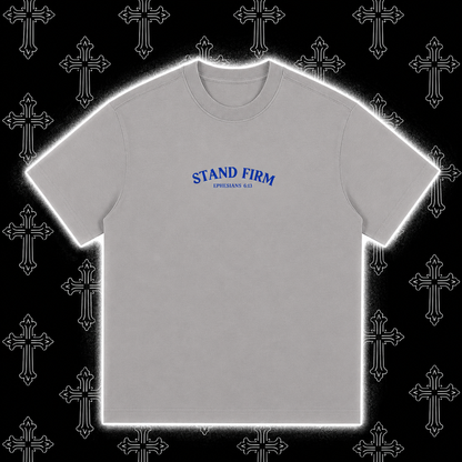 Blue Stand Firm Tee