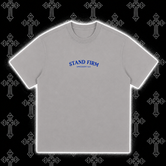 Blue Stand Firm Tee