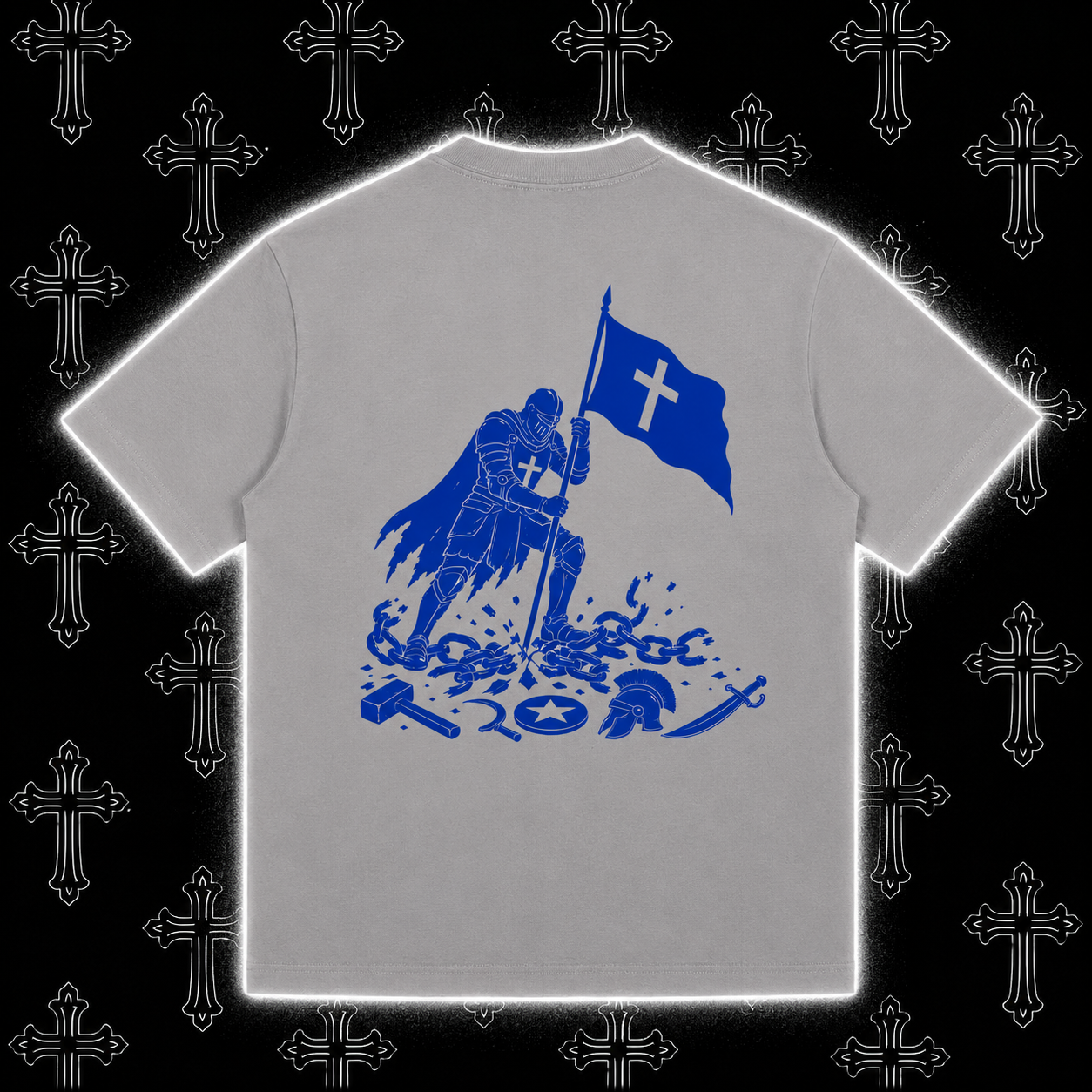 Blue Stand Firm Tee