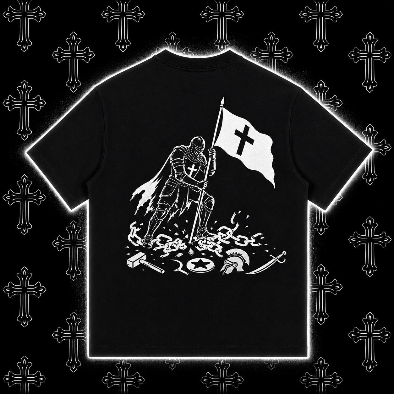Black Stand Firm Tee